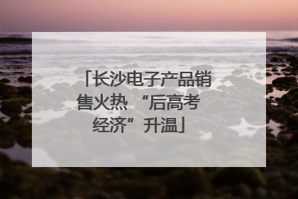 长沙电子产品销售火热 “后高考经济”升温
