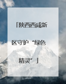 陕西西咸新区守护“绿色精灵”