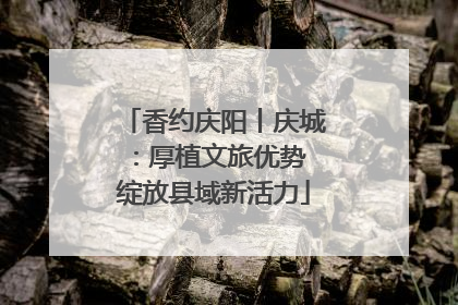 香约庆阳丨庆城：厚植文旅优势 绽放县域新活力