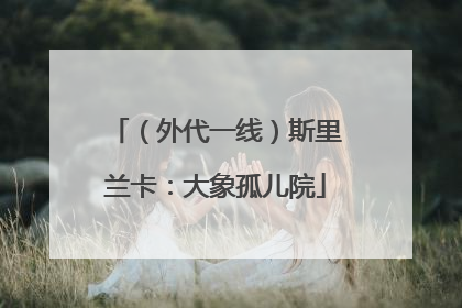 （外代一线）斯里兰卡：大象孤儿院