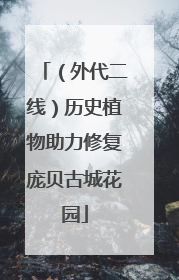（外代二线）历史植物助力修复庞贝古城花园