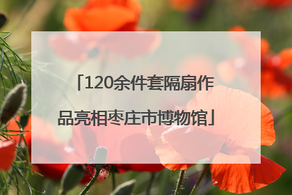 120余件套隔扇作品亮相枣庄市博物馆
