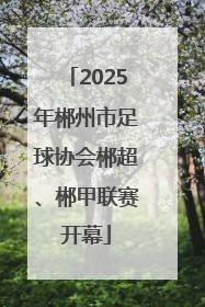 2025年郴州市足球协会郴超、郴甲联赛开幕