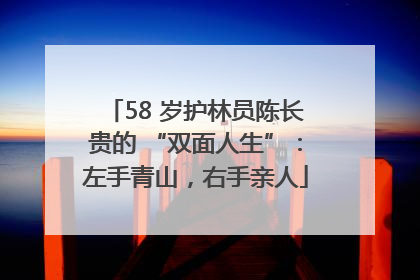 58 岁护林员陈长贵的 “双面人生”：左手青山，右手亲人