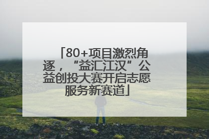 80+项目激烈角逐，“益汇江汉”公益创投大赛开启志愿服务新赛道