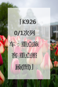 K9260/1次列车：重点旅客 重点照顾(图)